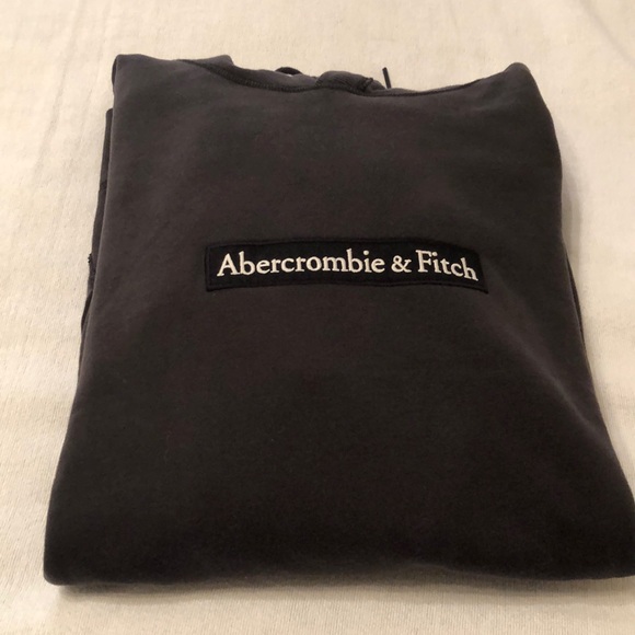 abercrombie box logo hoodie